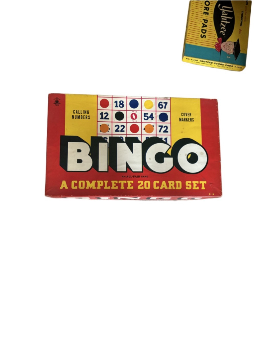 Unbranded Bingo Board Game One Size Red Yellow